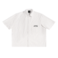 Oversized Vertical Stripe Boxy Shirt
