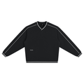 POUNDS FIVE STAR Unisex Color Block V-Neck Sweatshirt